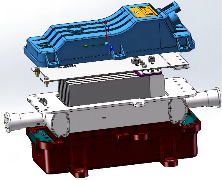 High voltage coolant heater explosion diagram
