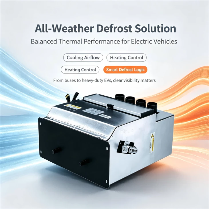 Cooling Or Heating Windshield Defroster