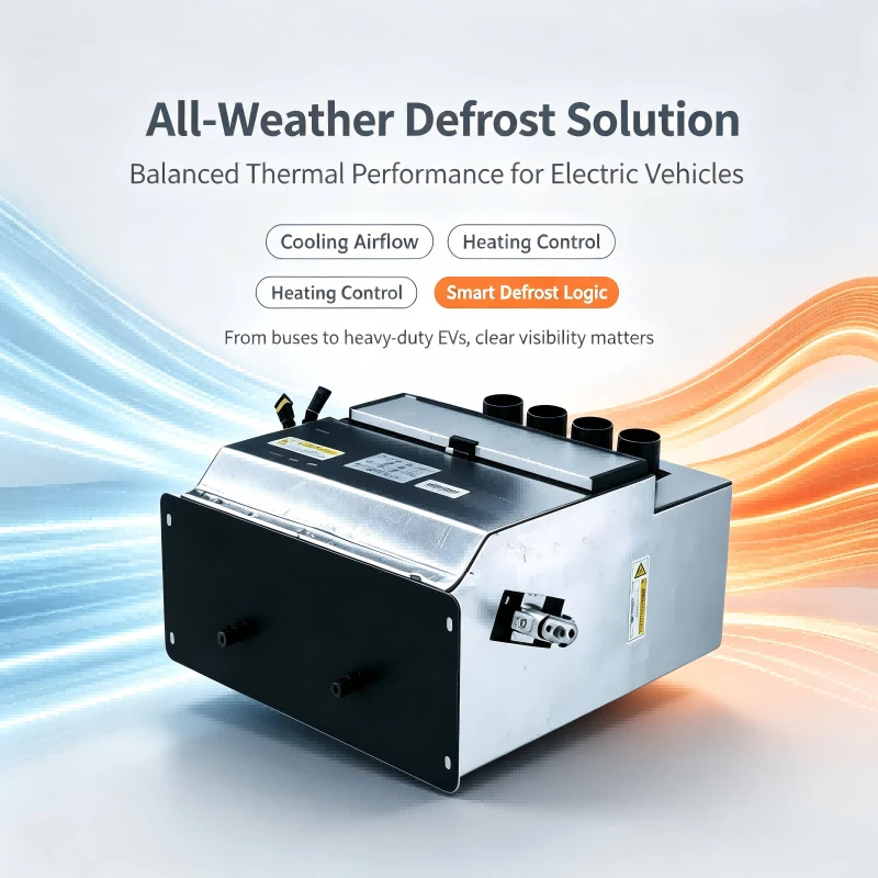 Integrated Heating And Cooling Defroster