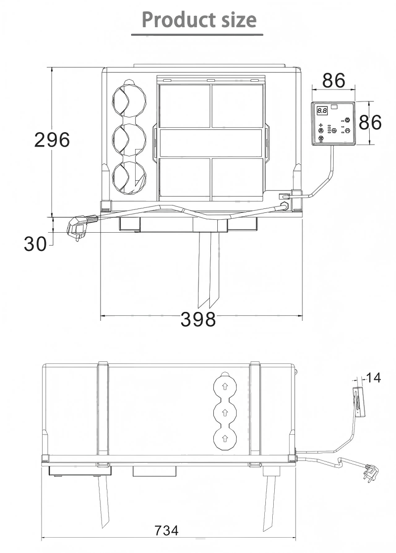 bottom air conditioner size bottom air conditioner size