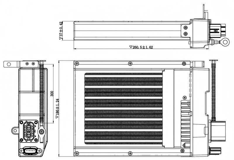 ptc air heater size ptc air heater size